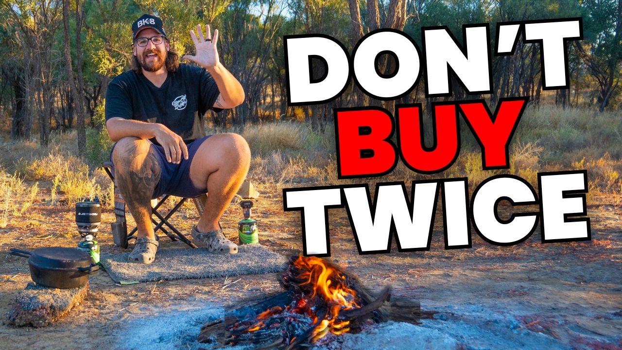 Load video: youtube video of our top 5 favourite camping gear items.